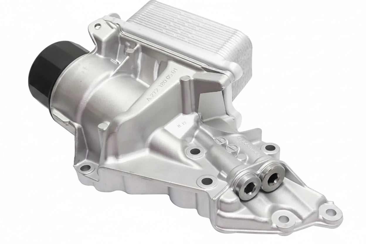 NEW W211 W212 W251 W221 W164 W203 W204 M272 A2721800510 ENGINE OIL COOLER / OIL FILTER COOLER HOUSING