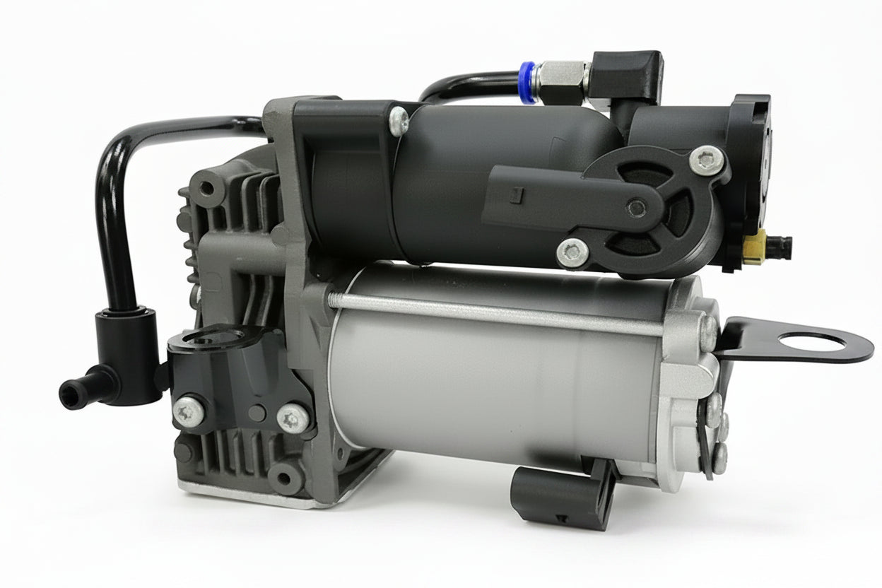 NEW W222 A2223200604 A0993200104 AIRMATIC SUSPENSION PUMP / AIR COMPRESSOR