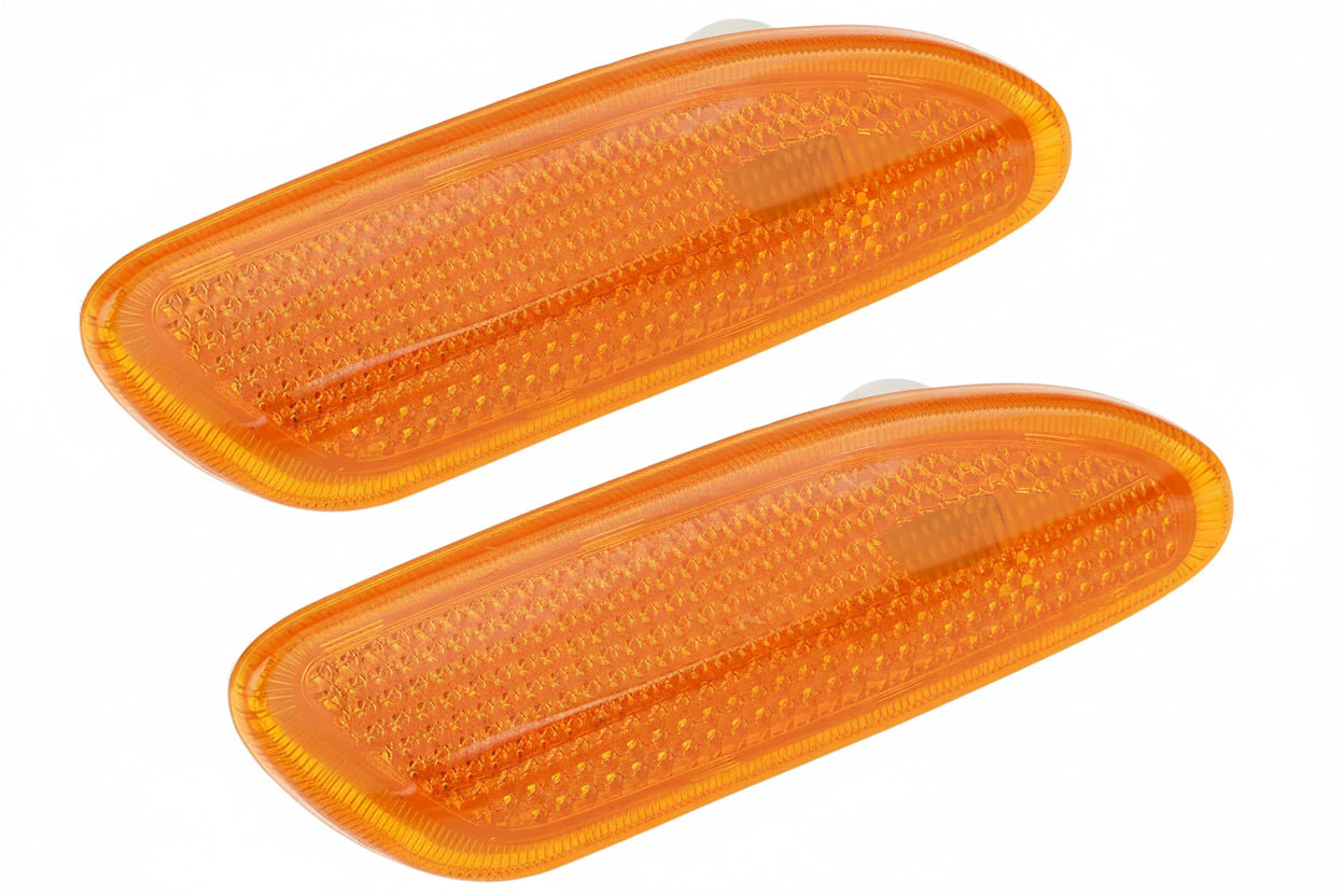 NEW W203 A2038200821 A2038200721 FRONT SIDE MARKER  LIGHTS  HOUSING /  TURN SIGNAL LAMP COVERS